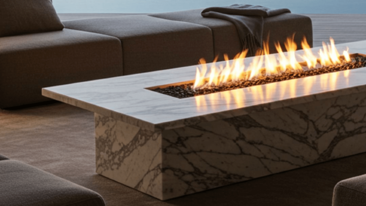 luxury fire pit tables for hotels