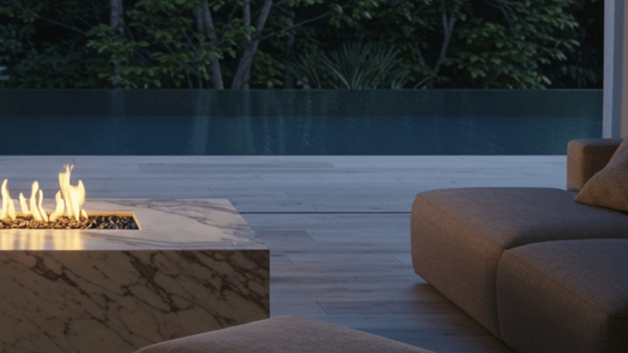 commercial-grade fire table