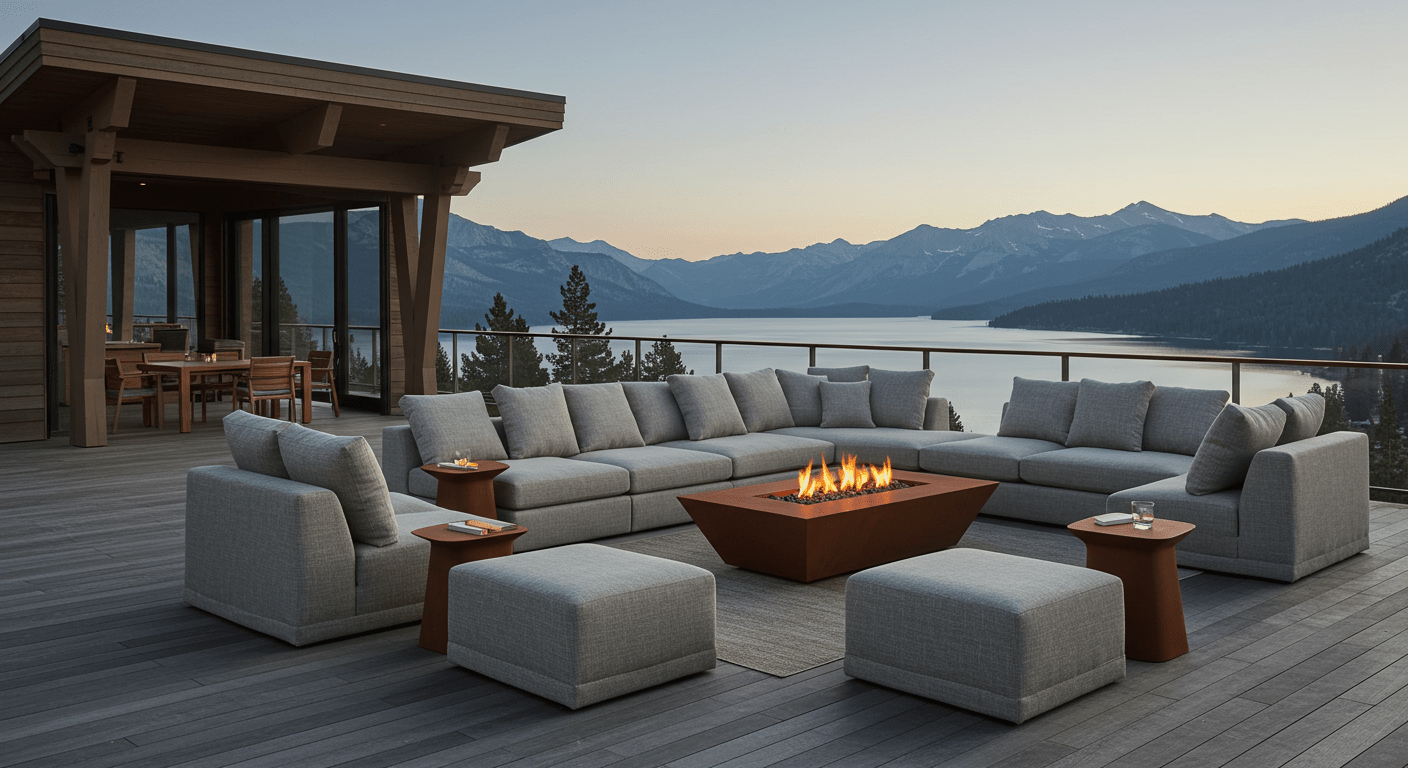 Newport custom fire feature collections urban coastal living