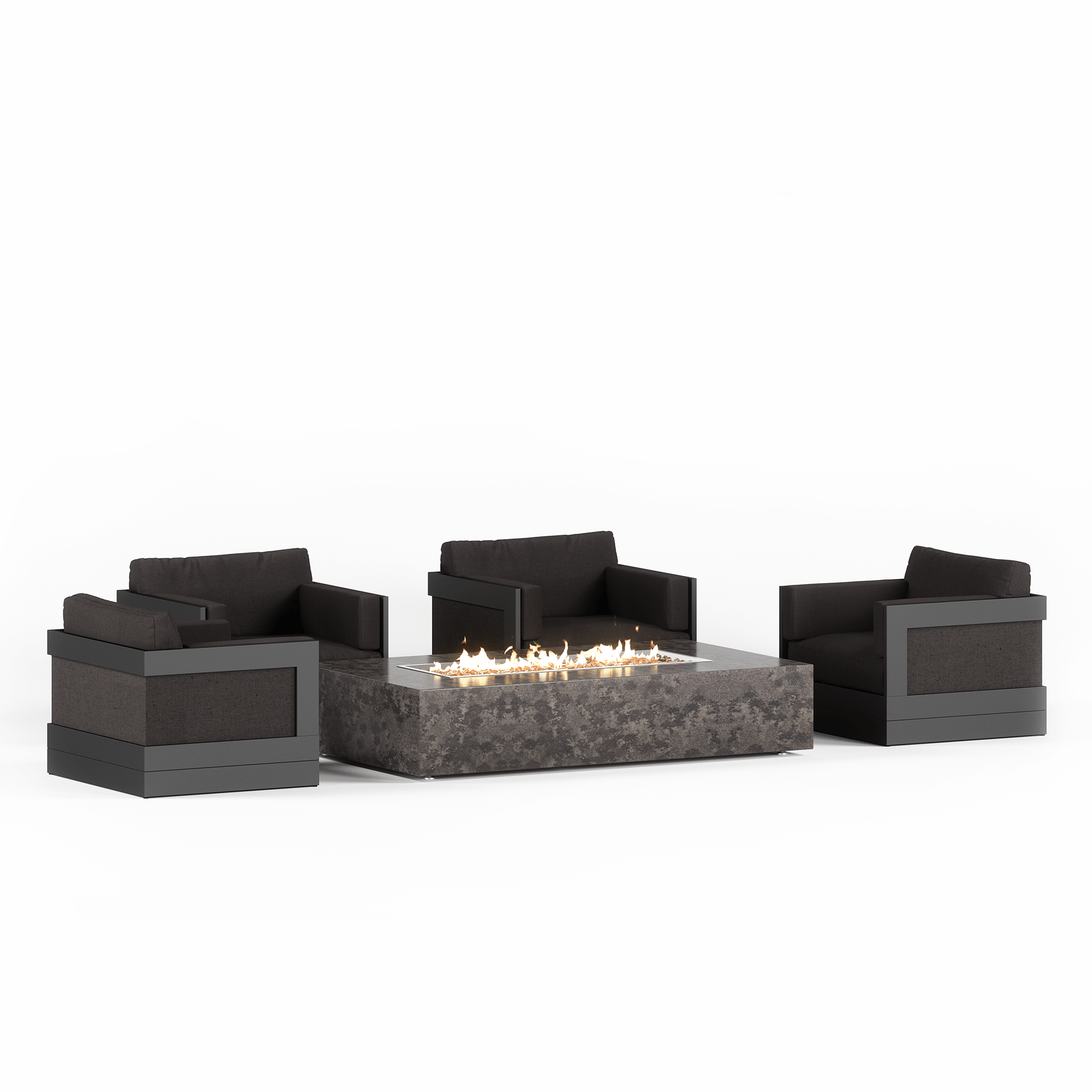 Famosa Fire Table - Cooke Furniture Store, Luxury from furnishing, Bespoke outdoor furnitures, Teak Outdoor Lounge Chair – Handcrafted Luxury