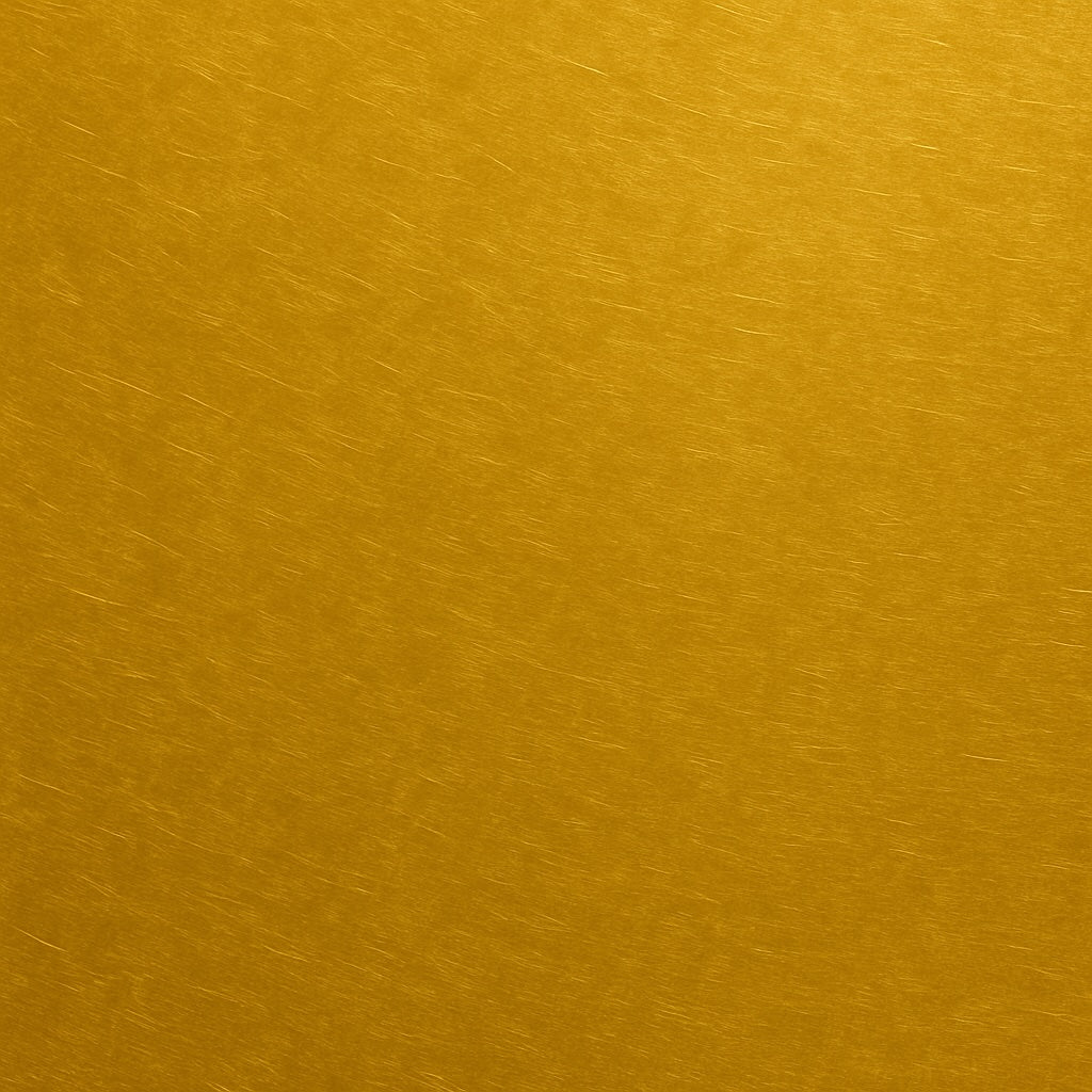 Gold electro-plating swatch with brushed metallic finish—ideal for luxury trim, accent hardware, and durable decorative metalwork.