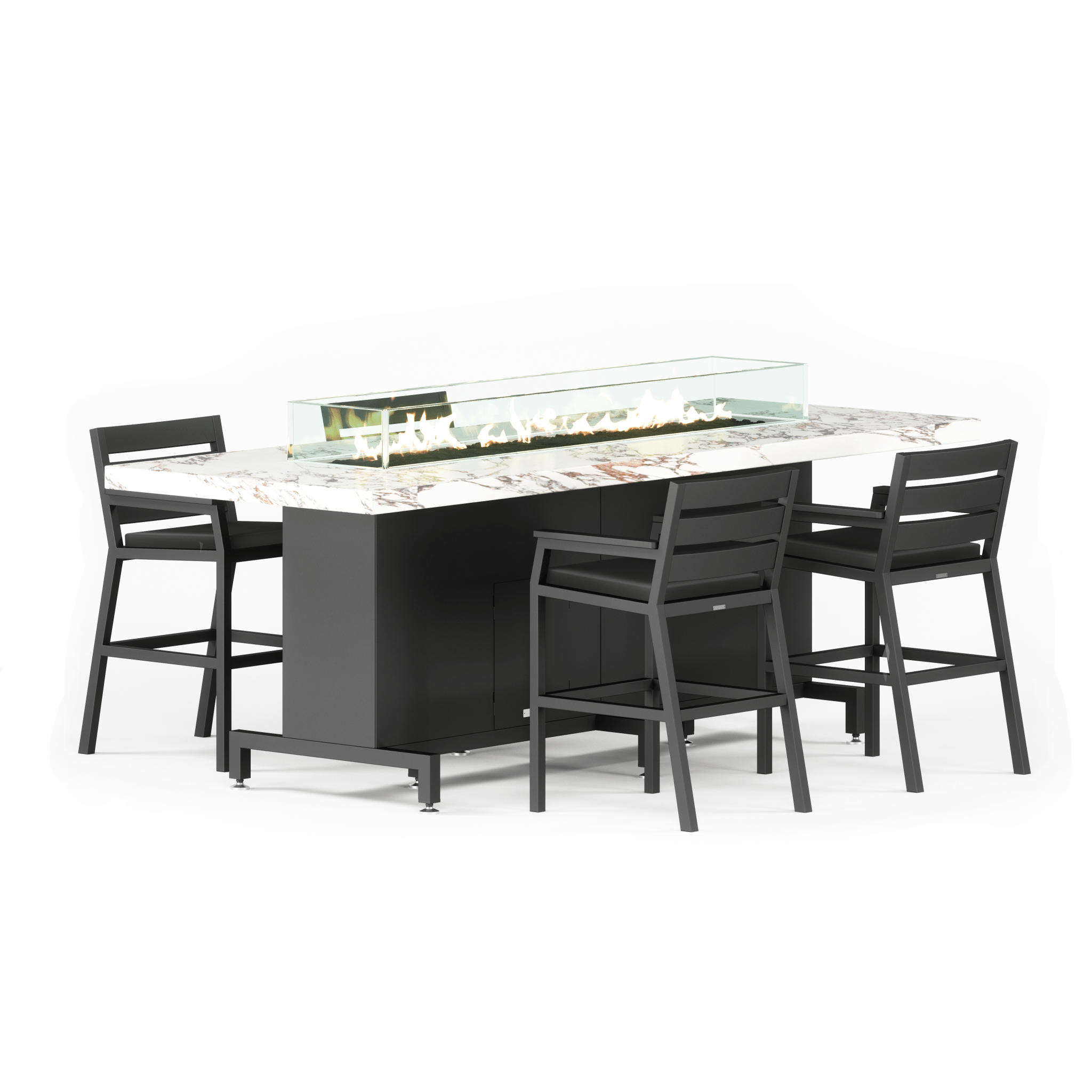 Long Beach Fire Table - Cooke Furniture Store, Luxury from furnishing, Bespoke outdoor furnitures, Teak Outdoor Lounge Chair – Handcrafted Luxury
