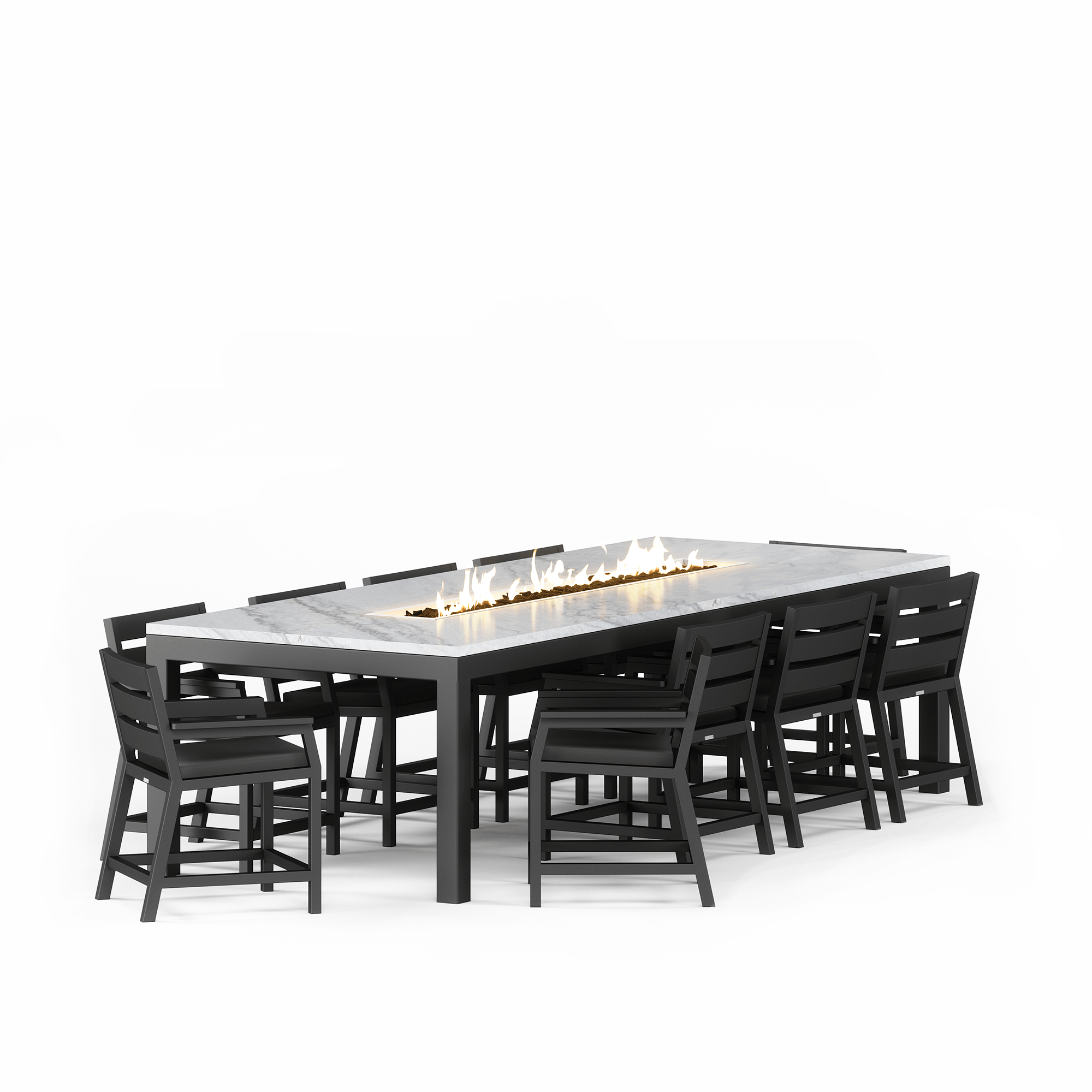Promontory Fire Table - Cooke Furniture Store, Luxury from furnishing, Bespoke outdoor furnitures, Teak Outdoor Lounge Chair – Handcrafted Luxury