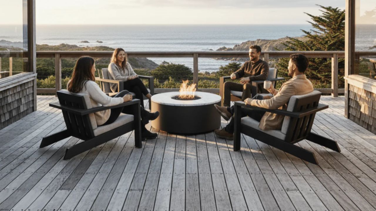 luxury fire table