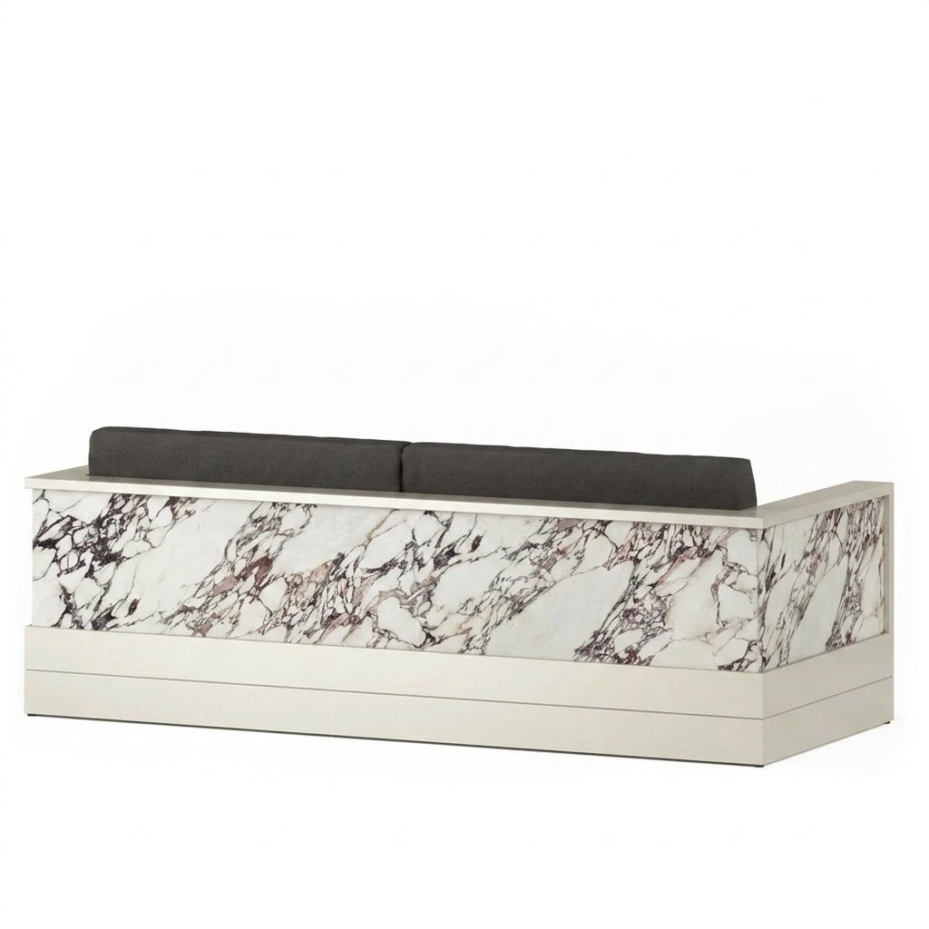 Commercial Fire Table Materials: Stone vs. Porcelain vs. GFRC vs. Concrete