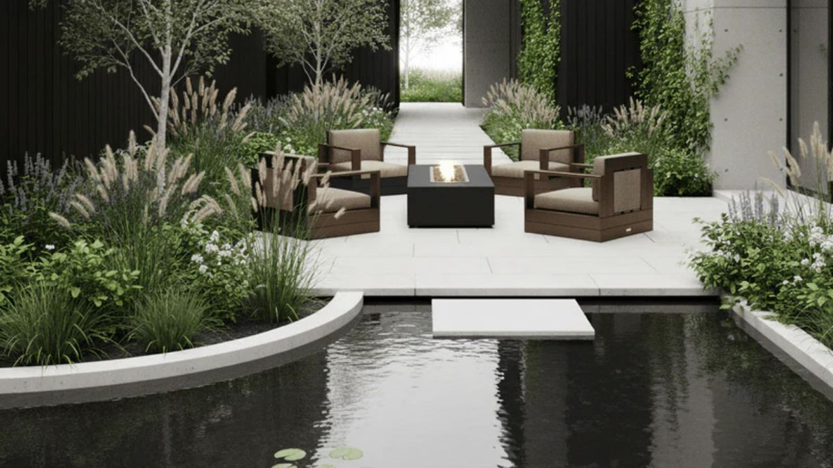outdoor dining fire tables