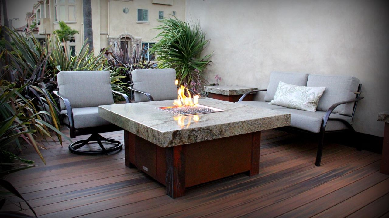 Luxury fire tables for hotels