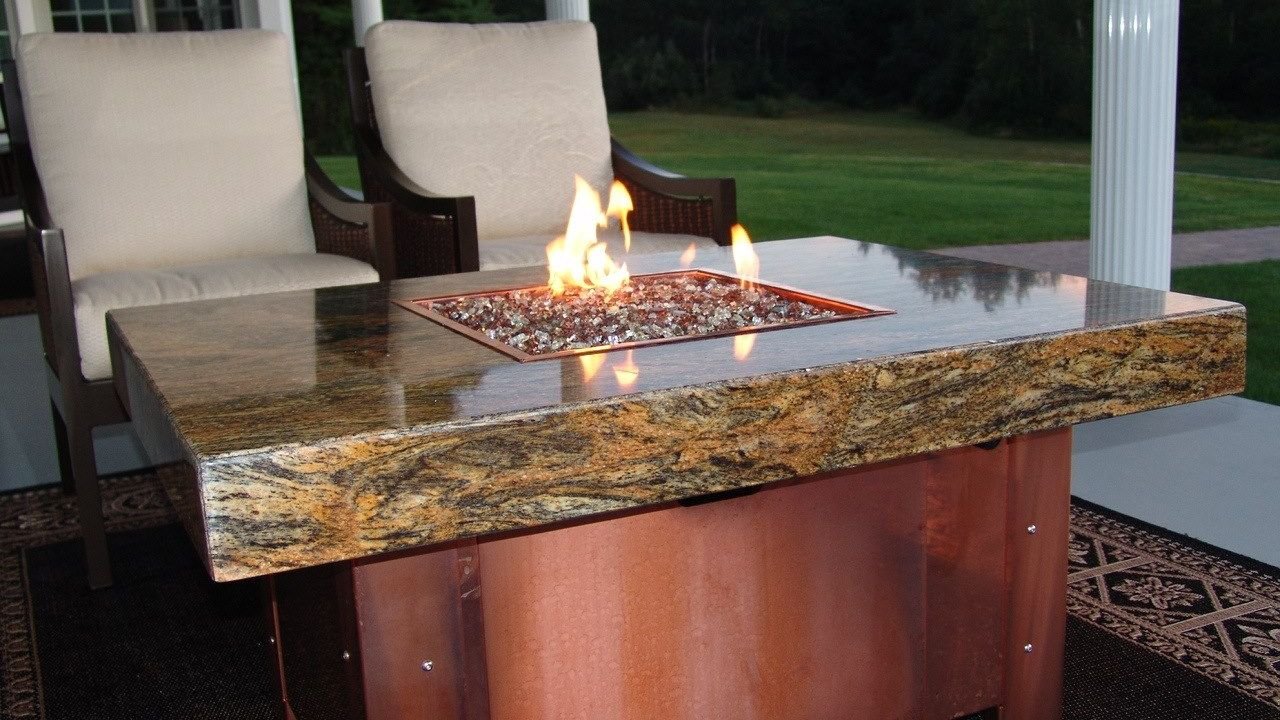 Luxury fire tables for hotels