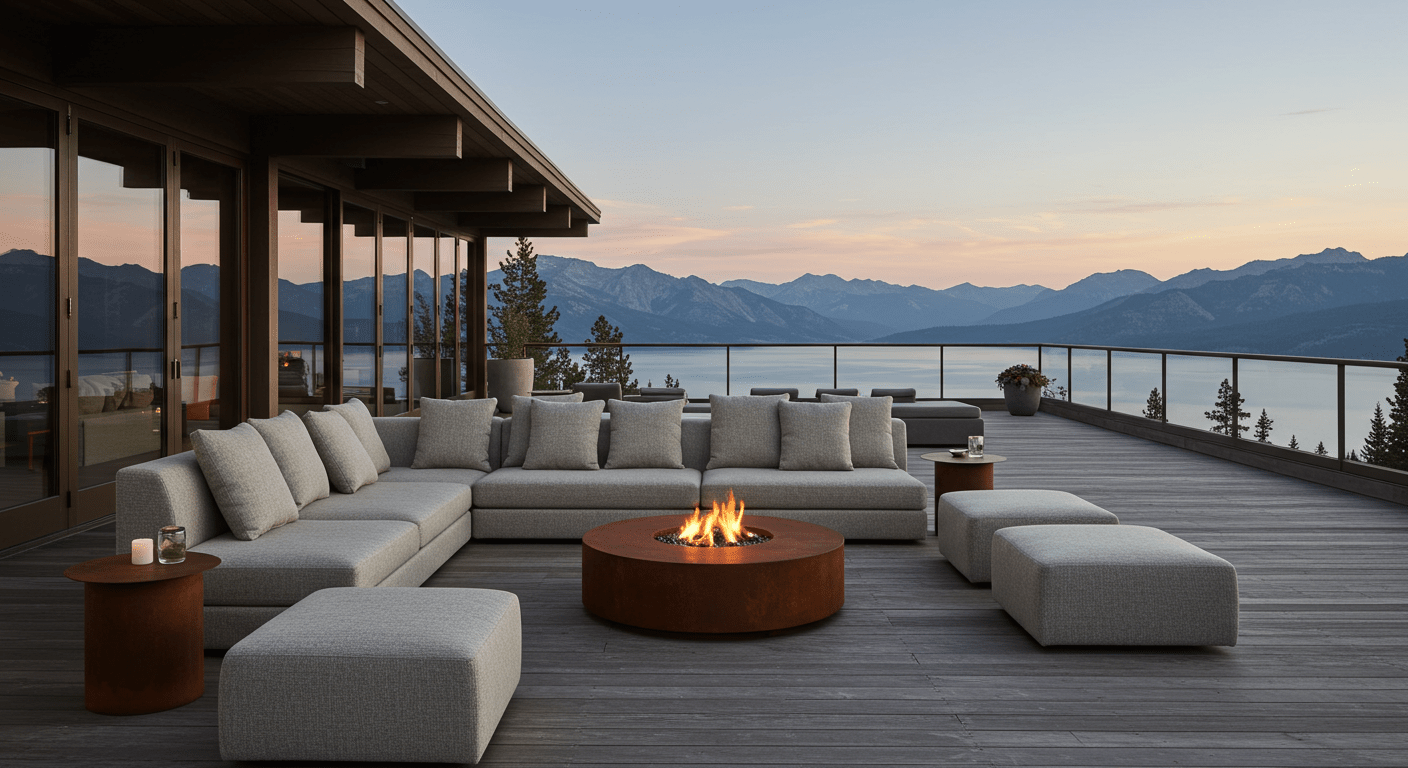 Essential fire pit and outdoor furniture accessories