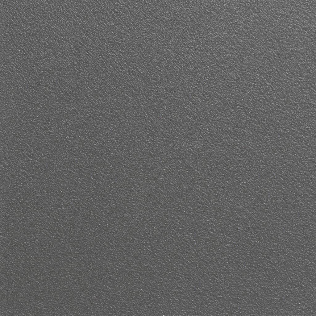Grey powder coat swatch for metal components – suitable for stainless steel, aluminum, or custom alloys, highlighting finish color and texture.