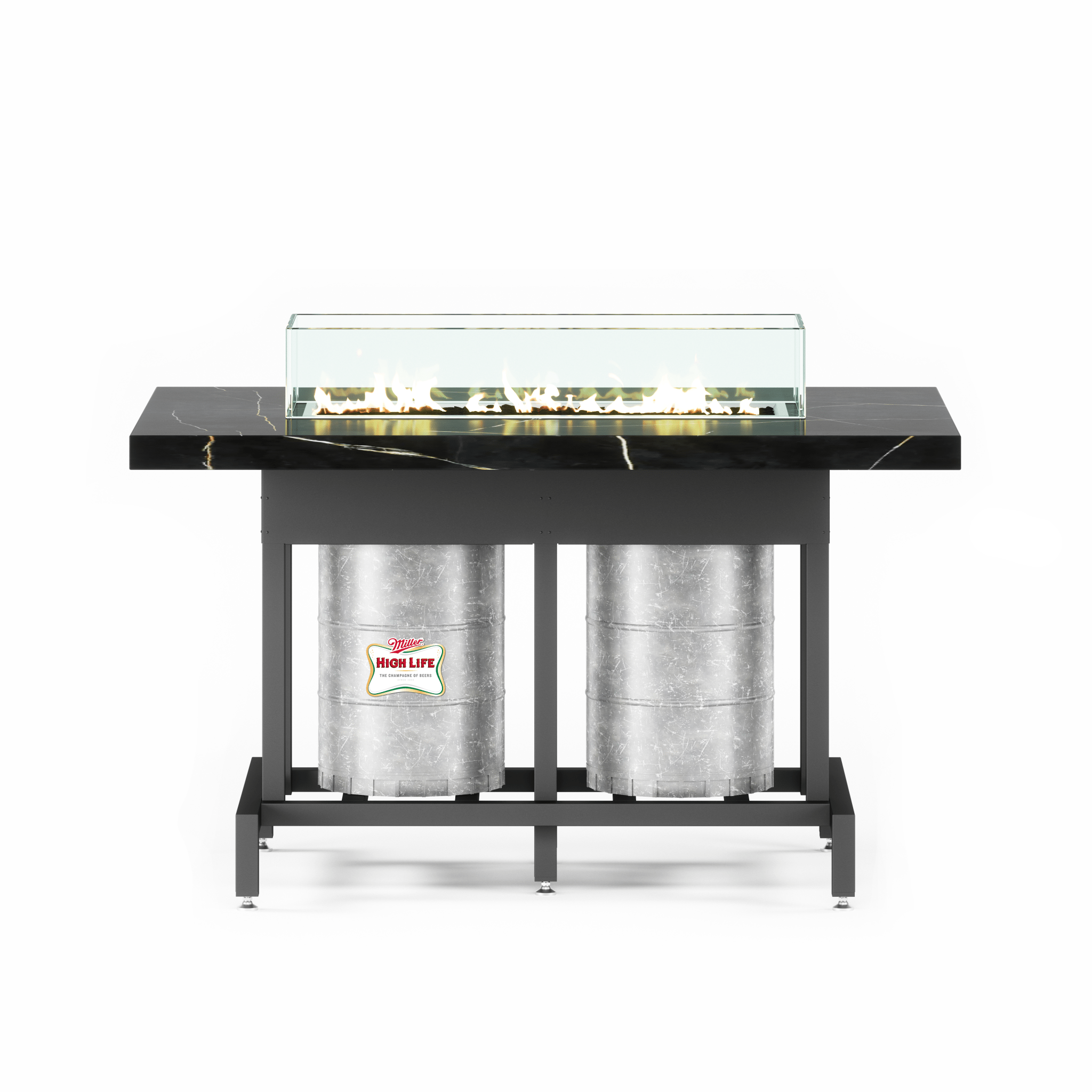 Long Beach Keg Fire Table - Cooke Furniture Store, Luxury from furnishing, Bespoke outdoor furnitures, Teak Outdoor Lounge Chair – Handcrafted Luxury