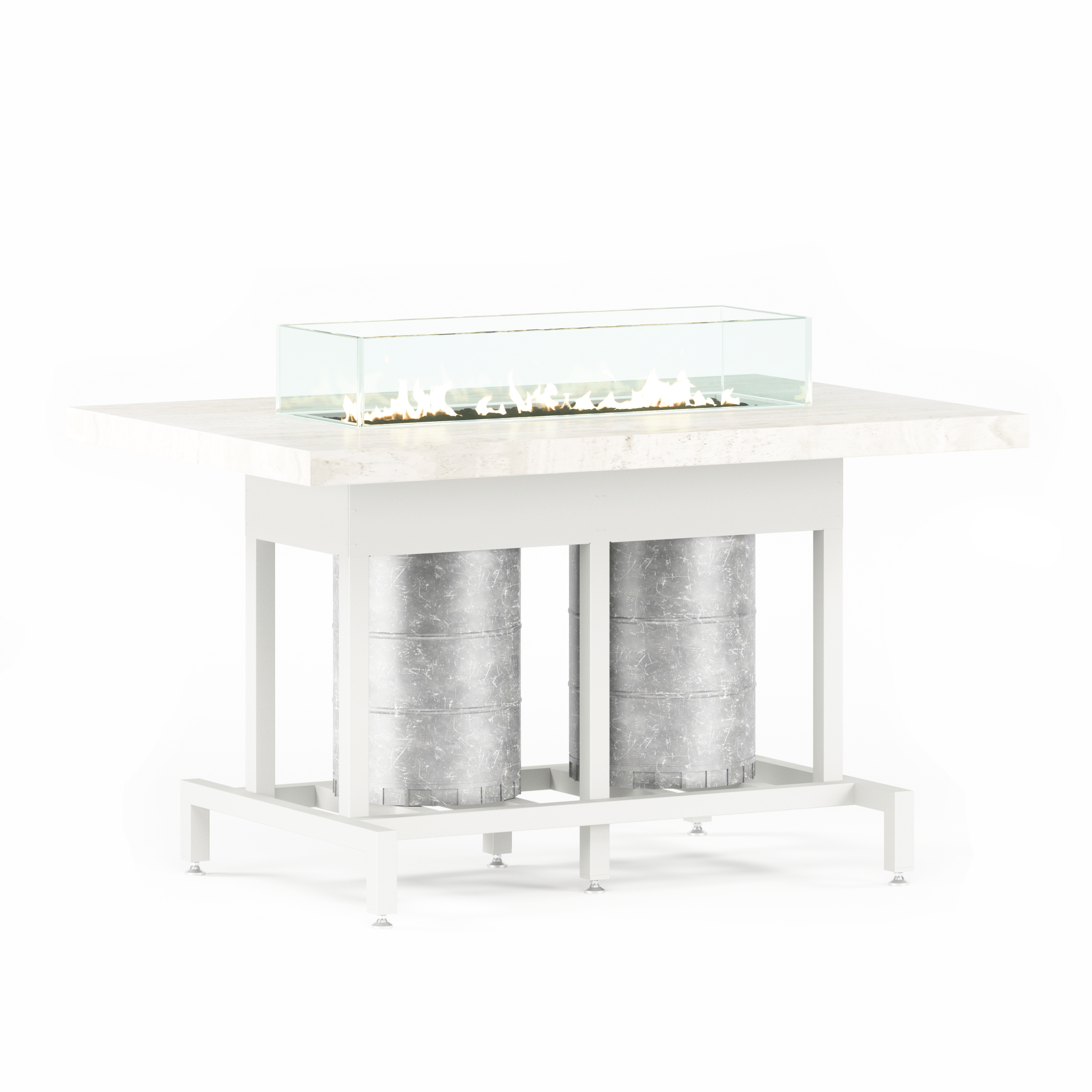 Long Beach Keg Fire Table - Cooke Furniture Store, Luxury from furnishing, Bespoke outdoor furnitures, Teak Outdoor Lounge Chair – Handcrafted Luxury
