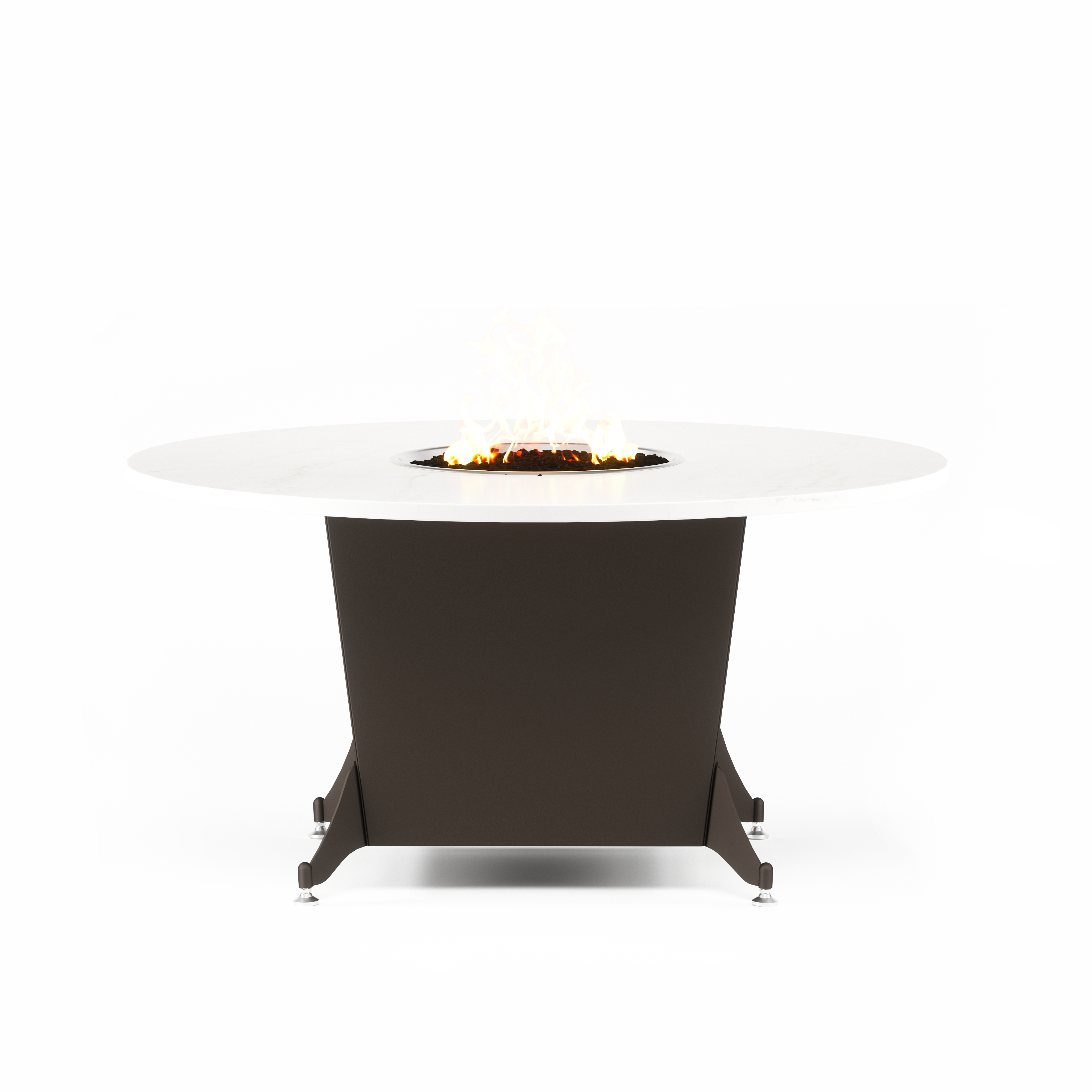 Newport Dining Round Fire Table