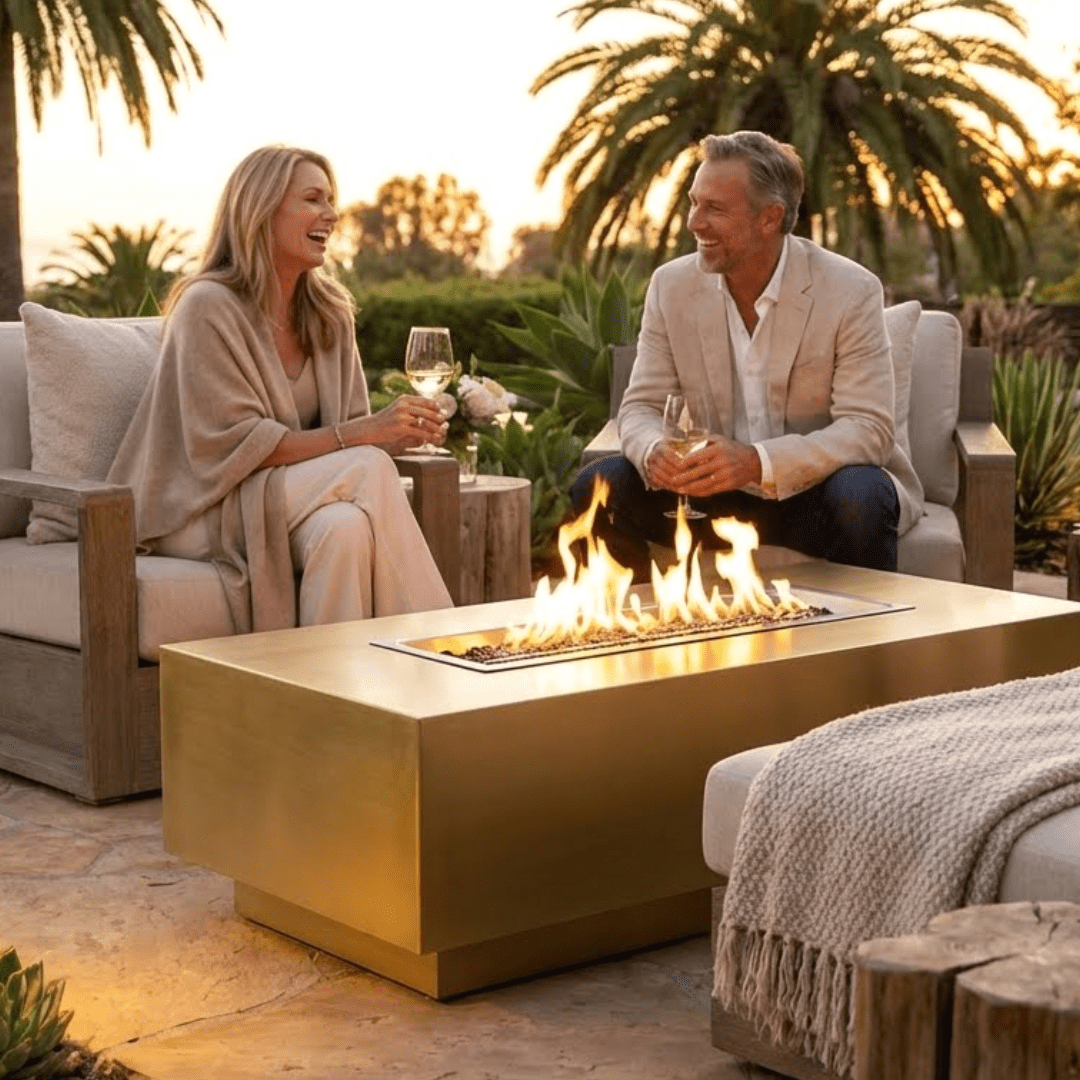 Famosa Nuevo Fire Table Steel