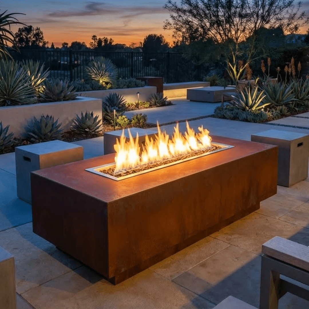 Famosa Nuevo Fire Table Steel