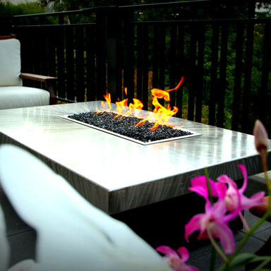 Custom Montecito Fire Pit Table